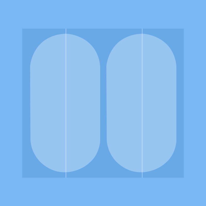 Invisible Seamless Double Oval Concealer Patch - Breathable Water Gel Artificial Skin