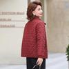 Mom's 2025 New Style Autumn/Winter Cotton Jacket for Middle-Aged & Elderly Women - Stylish, Lightweight, Fashionable Padded Outerwear