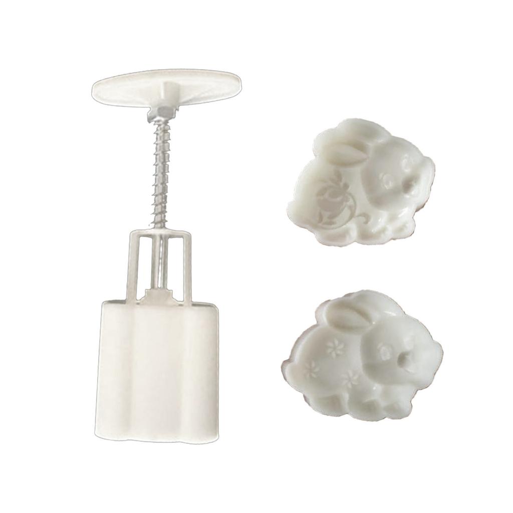 Chinese Style Various Shape Mooncake Mold 50g DIY Hand Pressure Fondant Moon Cake Mould Press Cookie Cutters Baking Tool