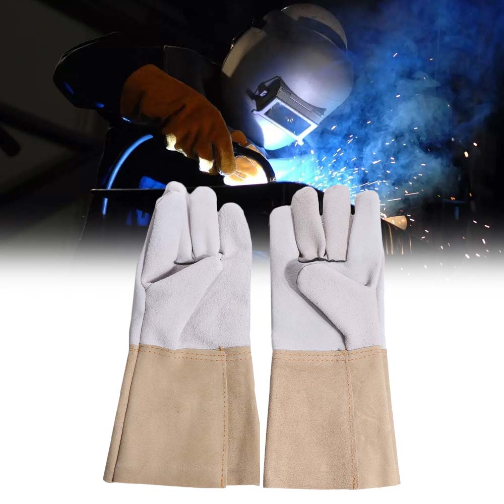 1 Pair Cut Resistant Welding Gloves Wear-Resistant Protective Gloves  Industrial Protection