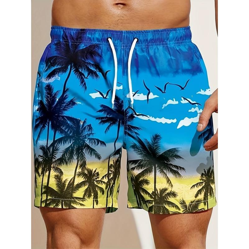 Coconut Tree 3D Print Sports Quick-Dry Breathable Men Kid Outdoor Street Casual Vacation Comfort Parent-child Short Beach Pants