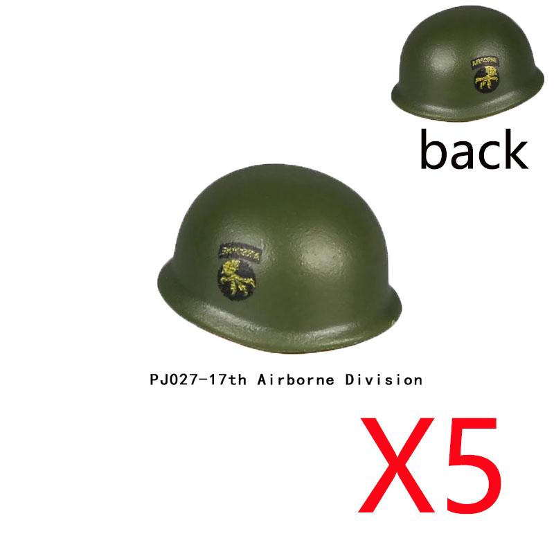 Military Figure MOC Building Block Accessories Vest Equipment Soviet American Soldier Helmet Hat Kit Mini Brick Toy Gift K48