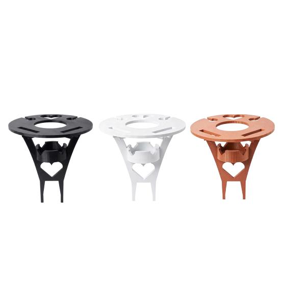 Outdoor Wine Glass Rack Portable Compact with Ground Stake Easy To Assemble Rack for Outdoor Activities