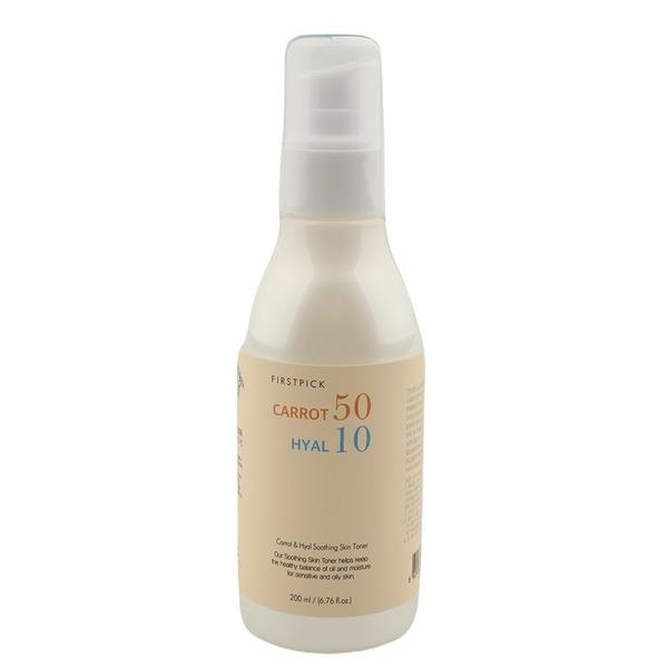 Carrot 50 Hyaluronic Acid 10 Soothing Skin Toner Calming Cica (WCAFD9B) Selection: Carrot Hyal Toner 200ml