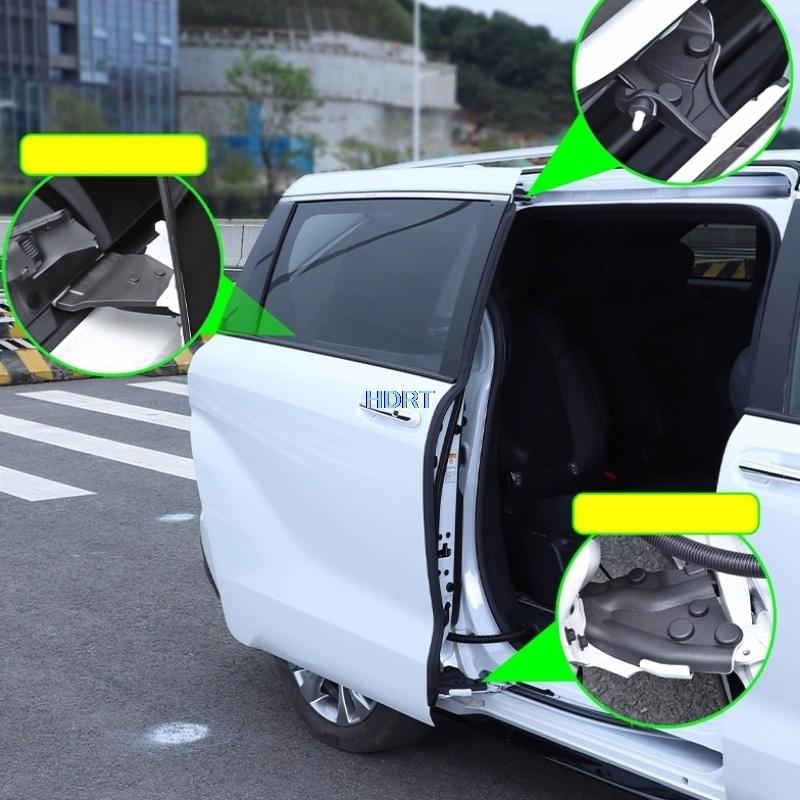 Car Stying Side Slide Door Front Rear Tail Screw Dust Cover For Toyota Sienna + Protector Decoration Accessories Auto Part