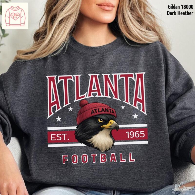 Винтажная толстовка свитшот Atlanta Football – Falcon Re