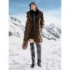 Jiuzi Anna Kouya Dan Women's Hooded Mid-Length Goose Down Jacket