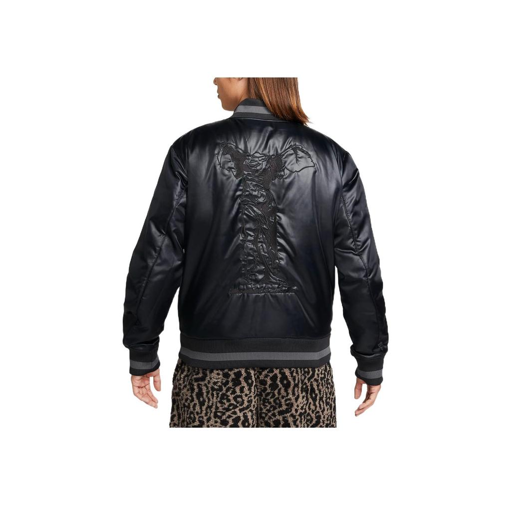 Nike Alphabet Pattern Single-Breasted Warm Long-Sleeve Jacket Men Jacket Black DQ6204-045