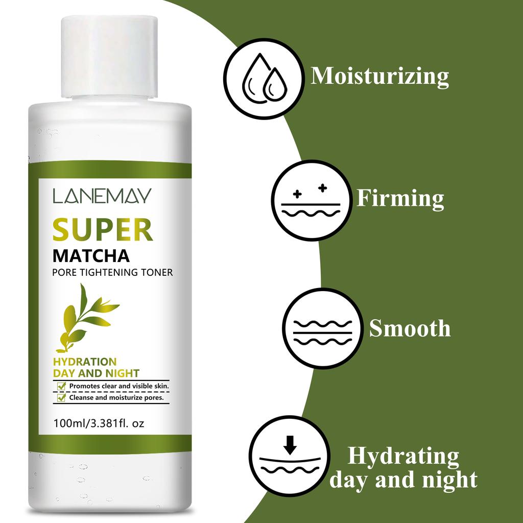Super Matcha Pore Tightening Toner-Smoother & Moisturized Skin-Promotes  clear and visible skin,100ml