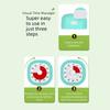 Time Management Visual  Timer Self-discipline Alarm Clock Kitchen Countdown Reminder  Homework