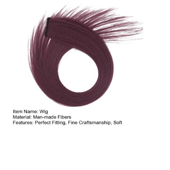 Praktický nástroj na make-up s matnými umělými vlákny pro prodloužení vlasů