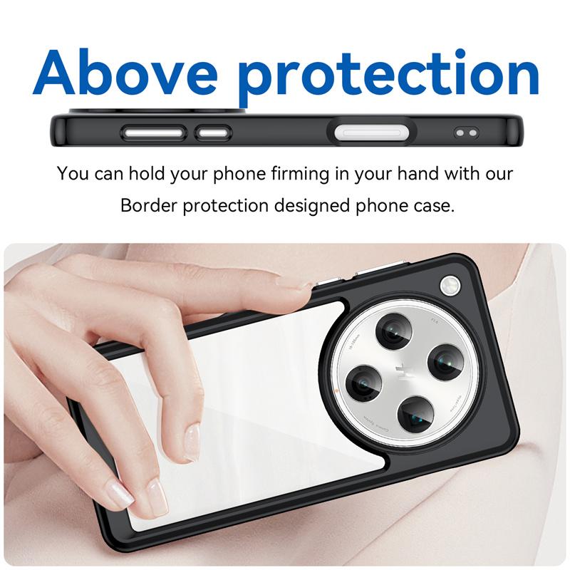 Transparent Colorful TPU Case for OPPO Find X8 Pro 5G Protective Cover Clear Fundas Coque Capa