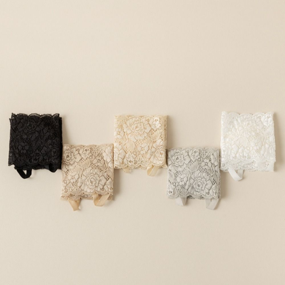 Color Half Palm Socks Lace Foot Care Mesh Half Palm Insoles Toe Separator Socks Five Finger Socks