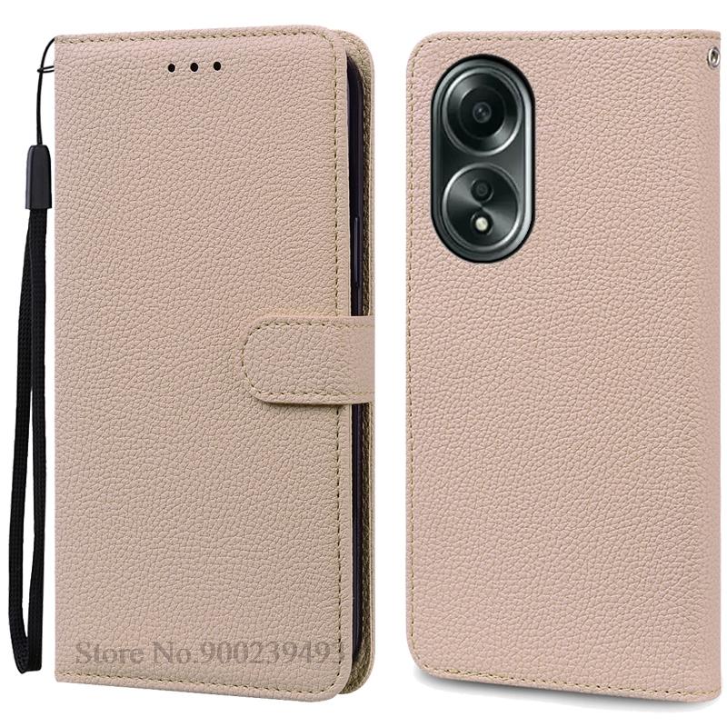 A58 A 58 Case For OPPO A58 Case Silicone Wallet Flip Leather Case For OPPO A58 4G Case Book Cover For OPPO A58 5G Phone Fundas