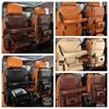 Heavy-Duty Waterproof Fabric Car Back Seat Organizer Foldable Table Tray  Long Travels