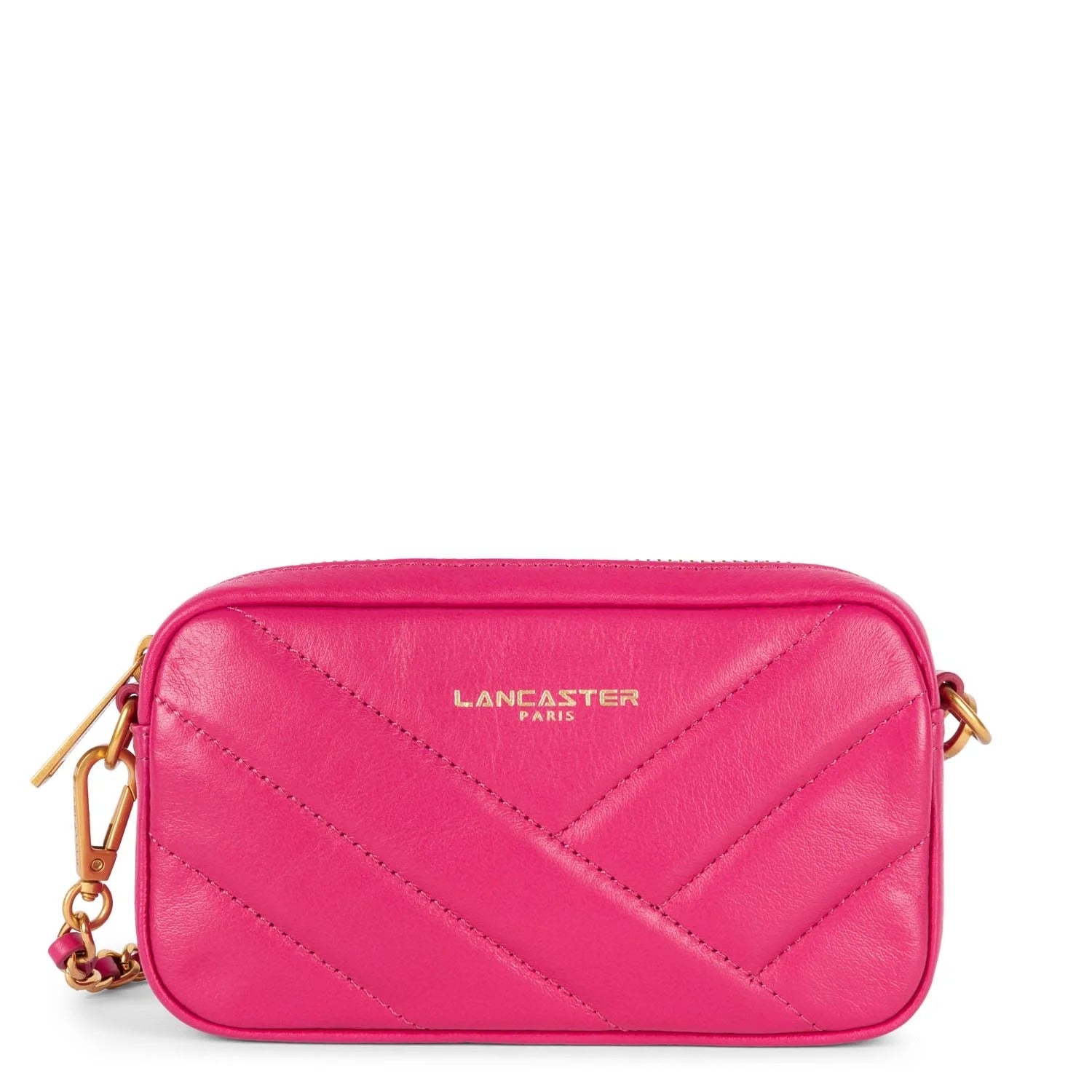 

Мини-мягкий стеганый чехол для смартфона на молнии Lancaster 530-36 Fuxia