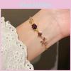 Korean Style Zircon Butterfly Charm Bracelet For Women With Vintage Elegant Design