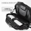 SWISSWIN SW8112N Backpack Swisswin Backpack Daypack Backpack Large Capacity 38L School Men's Women's (Black)