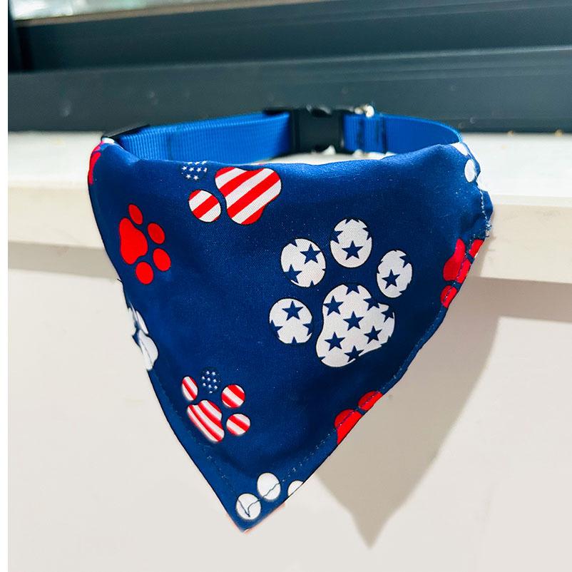 

American style pet triangle scarf traction collar cat dog saliva scarf scarf decorative supplies l (neck circumference 36-45cm)