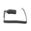 Universal Retractable Anti Lost Steel Wire Spring Tactical Waist Hanging Gun Lanyard