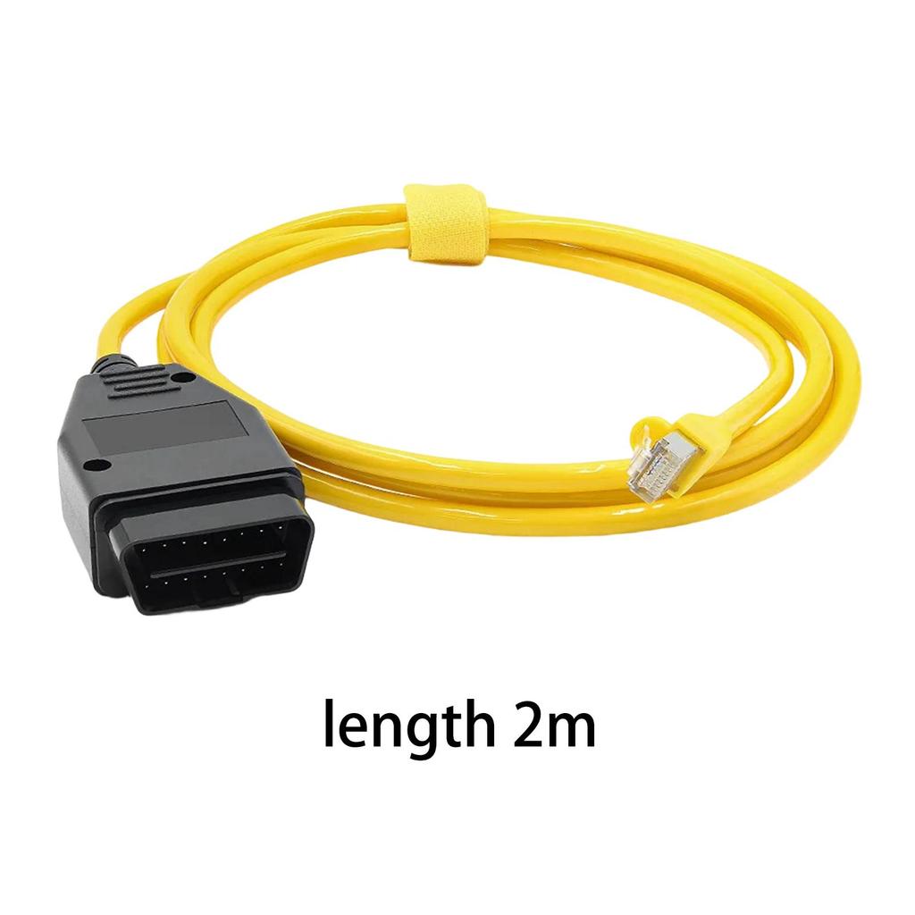 ENET OBD2 Cable 2m Diagnostic Adapter Durable Plastic Metal Accessories for BMW F Series Z Series SUV