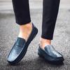 Summer Classic Men Casual Shoes Brand Formal Business Genuine Leather Breathable Outdoor Walking Loafers Shoe Large Size