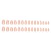 Nail Art Light Color Wearing Nails Solid Color Nail Art Nail Patch Wearing Nail Fairy Qi Finished Ice Clear Nail Patch 30 Pieces