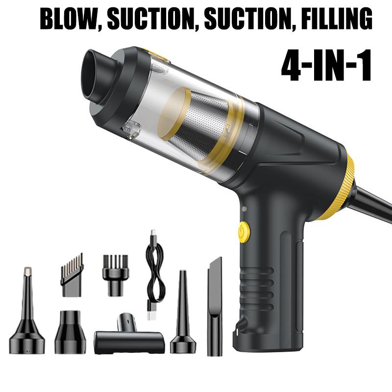 

12000PA Car Vacuum Cleane Wireless Handheld High Power Strong Suction Vacuum Cleaner Home Car Dual Use Vacuum Cleaner Blower