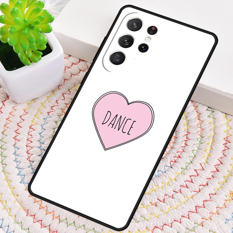 I Love Dance Silicone Phone Case For Samsung Galaxy Note 10 Pro S26 S25 S24 S23 S22 S21 Plus S25Ultra Capa Cover
