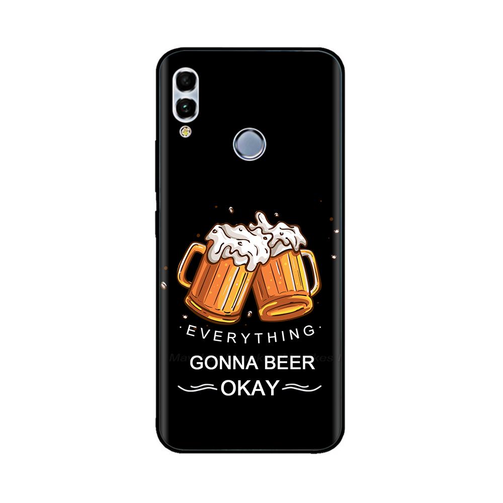 For Huawei P Smart 2019 Case Phone Cases Funny Camera Protection Soft Silicone Back Cover For Huawei P Smart 2019 Shell Fundas