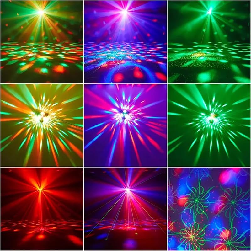 Frezon Disco Ball Lights Party Lights Stage Lighting 3 Magic Balls for Home Karaoke - Dance - Birthday - Wedding - Club Party Decoration