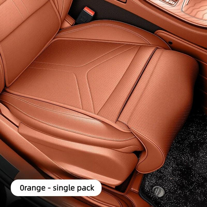 

Adjustable length Car Seat Extended Footrest Driver and Passenger Leg Rest Universal Car Seat Cover Leather Non-slip Seats Cover помаранчевий
