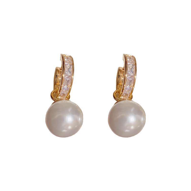 Pearl Zircon Ear Cuffs: Versatile Women's Fashion Earrings