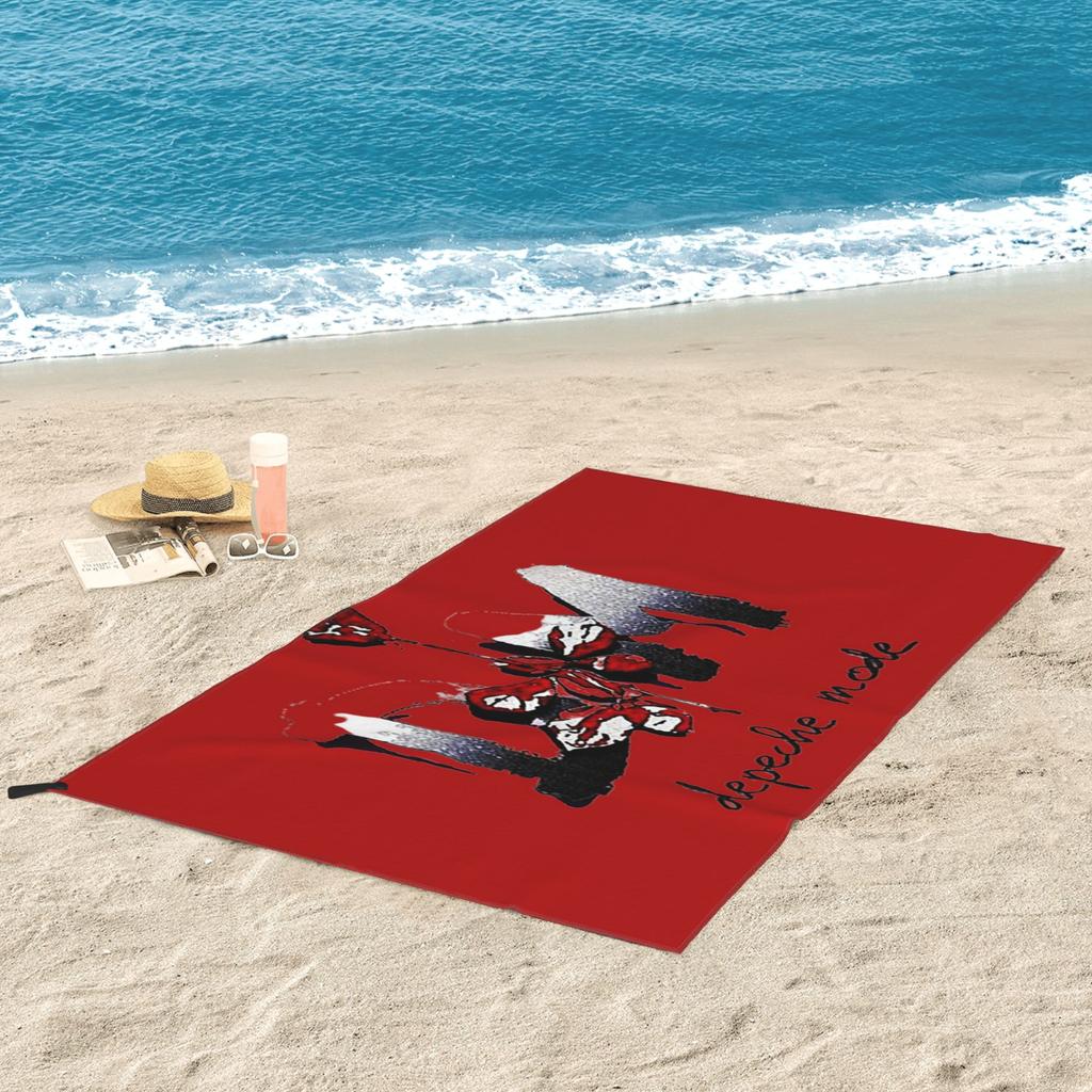 Depeche Modalità Cool Musica Violator Telo da Spiaggia Morbido Microfibra Asciugatura Rapida Assorbente Asciugamani Veloci Per Bagno