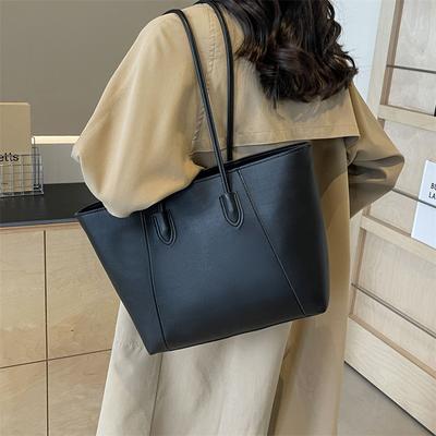 Hot Selling Light Luxury Sewing Thread Zipper Women's Handbag  New High-end Fashion PU Women's Commuter Shoulder Bag