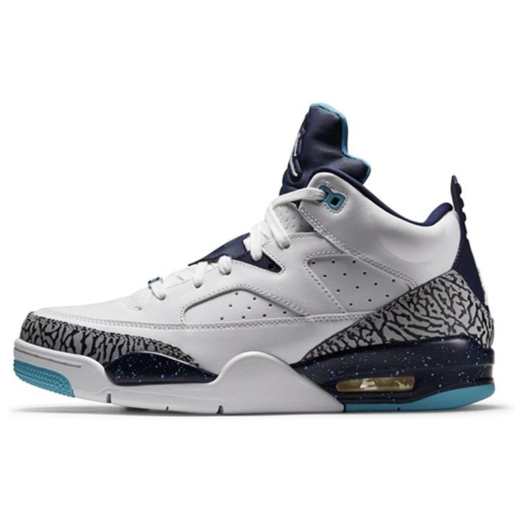 

Мужские кроссовки Air Jordan Son of Mars Hornets White Midnight-Navy-Turquoise-Blue 580603-105
