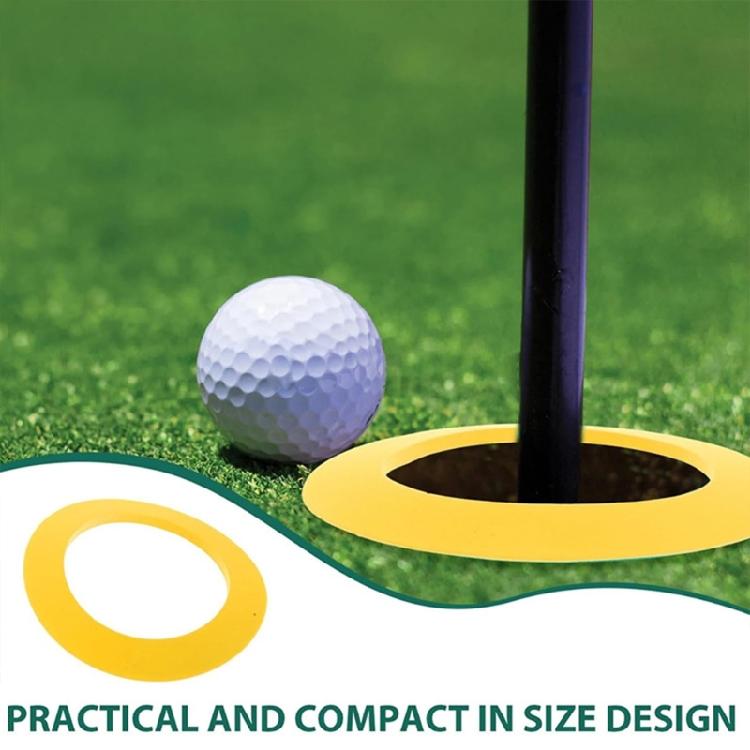 Allenatore di Precisione per il Putt da Golf Portatile Green da Putt Golf Anelli per Buca da Golf Strumento di Allenamento Golf Buca