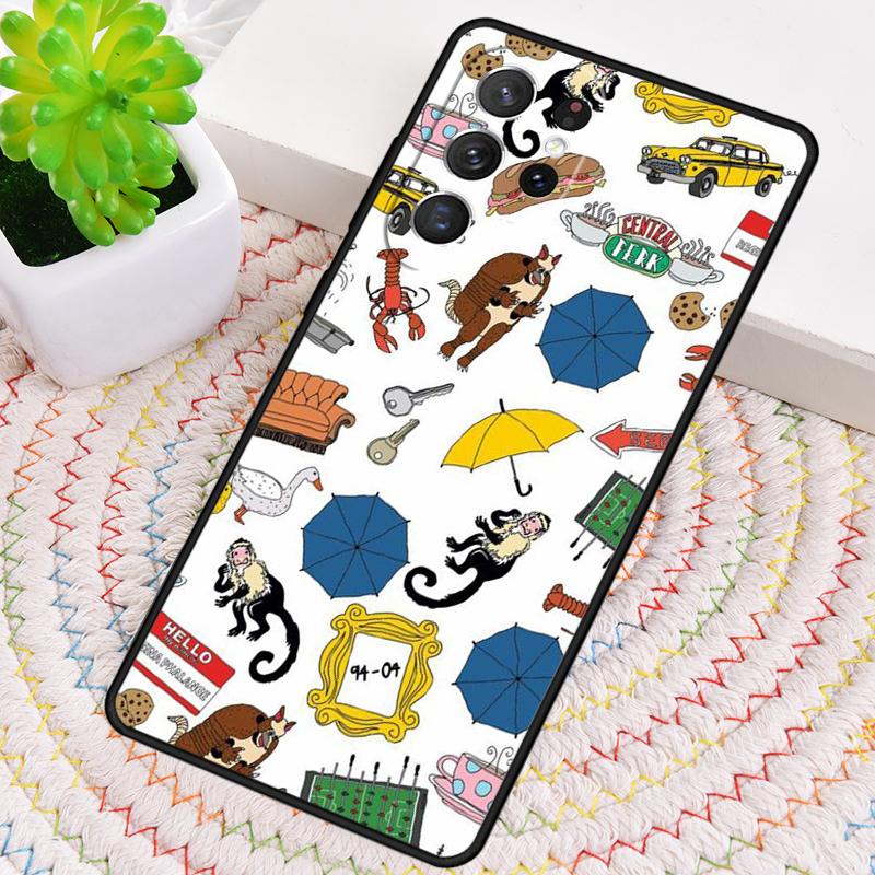 Friends TV Show soft Phone Case for Samsung Galaxy note 10 pro S26 Ultra S23 S24 FE S25 S21 S22 PLUS shockproof Cove
