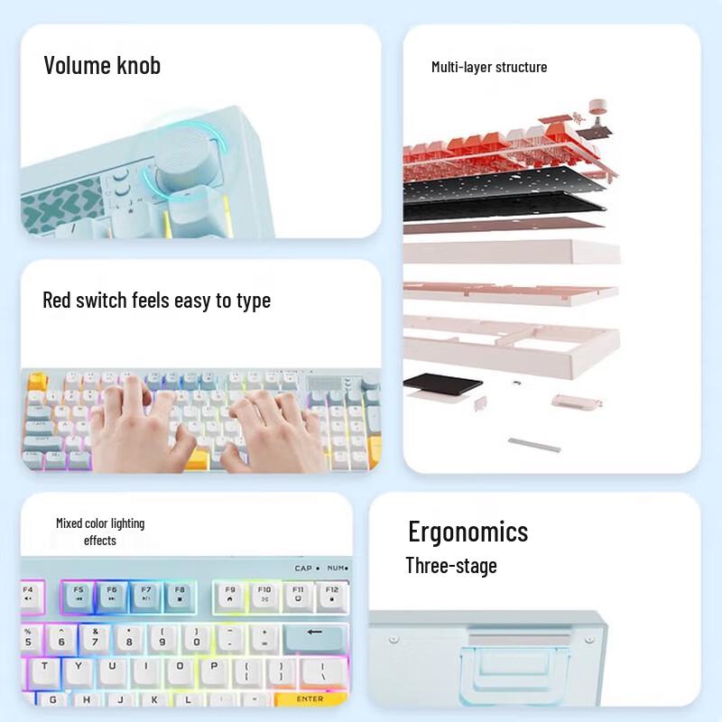 Lenovo Xiaoxin K2 94-Key Wired Gaming Keyboard