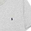 Polo Ralph Lauren Ss26 Logo Embroidered Pullover Short Sleeve T-Shirt Standard Fit Men Tops Gray 714844756-008