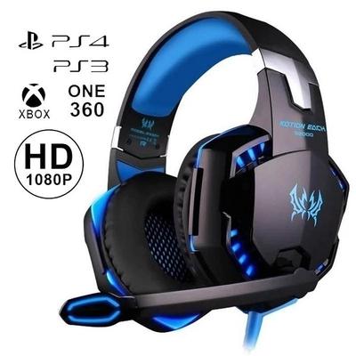 Auriculares profesionales para juegos HiFi de 50 mm con cancelación de ruido y graves estéreo envolventes profesionales con micrófono HD para PS3/PS4/PSP/XBOX/PC/Laptop/Tablet/Cell Phone PC Gamer