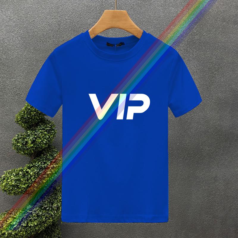 New High Quality Oversized Luxury Brand  Vip Letter 100% Cotton Print Tees Summer Harajuku For Men/Women Short Sleeve T-shirt