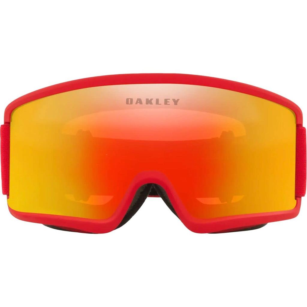 Oakley RIDGE LINE S Snow Goggles 0OO7122 (Redline / Fire Iridium Lens, Small Fit)