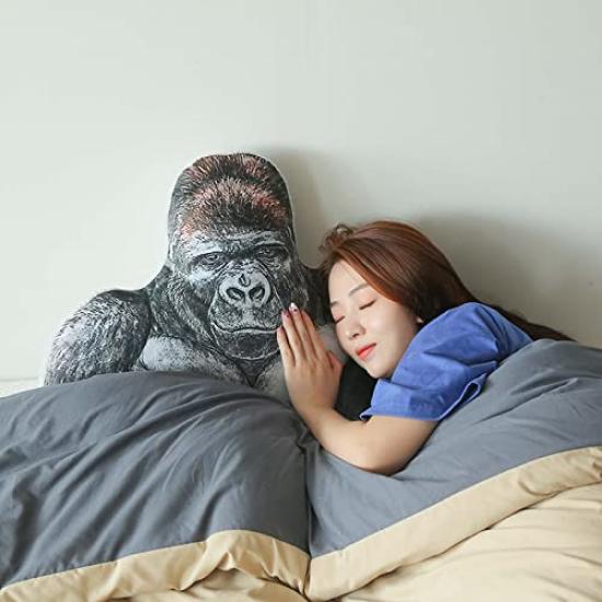 Plush Gorilla Monkey Animal Body Arm Cute Birthday Pillow, Pillow, Toy, Gift, Kids, Present, 4590cm