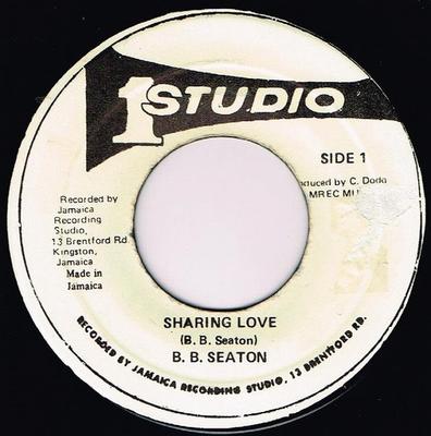 7-Zoll-Schallplatte BB. SEATON - Liebe teilen KEINE Studio Eins 1981 Jamaika Reggae, Ska & Dub Gebraucht