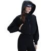 New short jacket ALOSCO yoga three-piece yoga fitness suit quick-drying fitness sportswear running suit