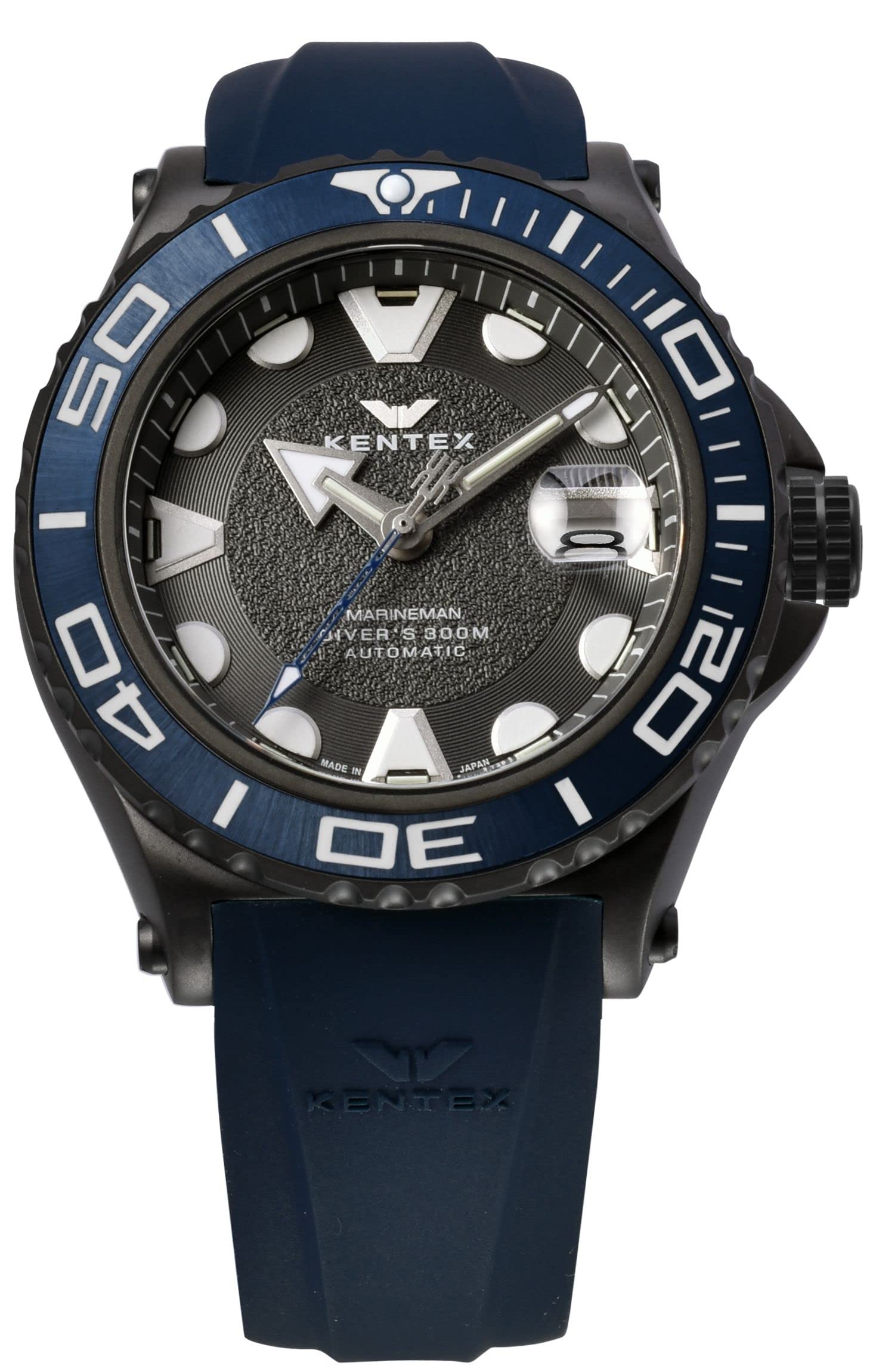 

Marineman Sea Angler Watch 300M Waterproof Blue [KENTEX] S706X-05 Men s
