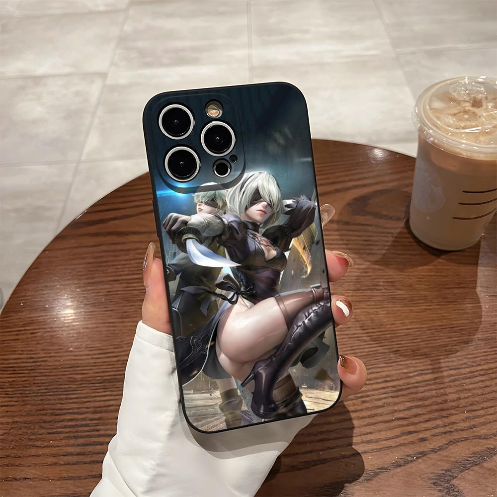 Phone Case For 17 Pro Max Iphone 14 Pro Max 12 16 15 13 Pro 11 Xr X Xs 8 7 Plus Back Cover Nier Automata