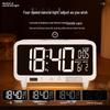 15W Wireless Fast Charging Alarm Clock with LCD Calendar & Desk Lamp
