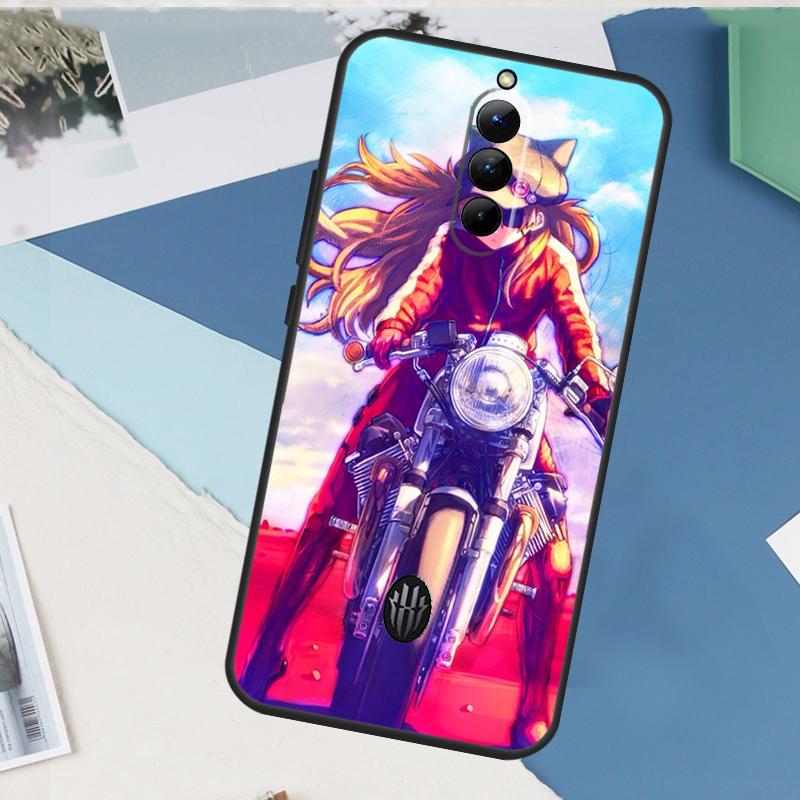 Custodia Anime Ragazza in Moto Per ZTE Nubia Red Magic 8S 9S 10S 10 9 8 11 Pro Plus 6 7 6S 7S Pro 5G 6R 10 Air Cover